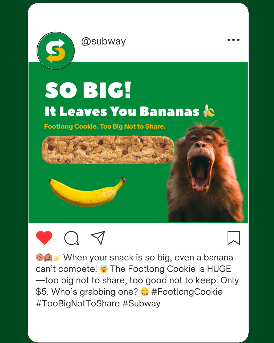 Footlong Cookie Image 2