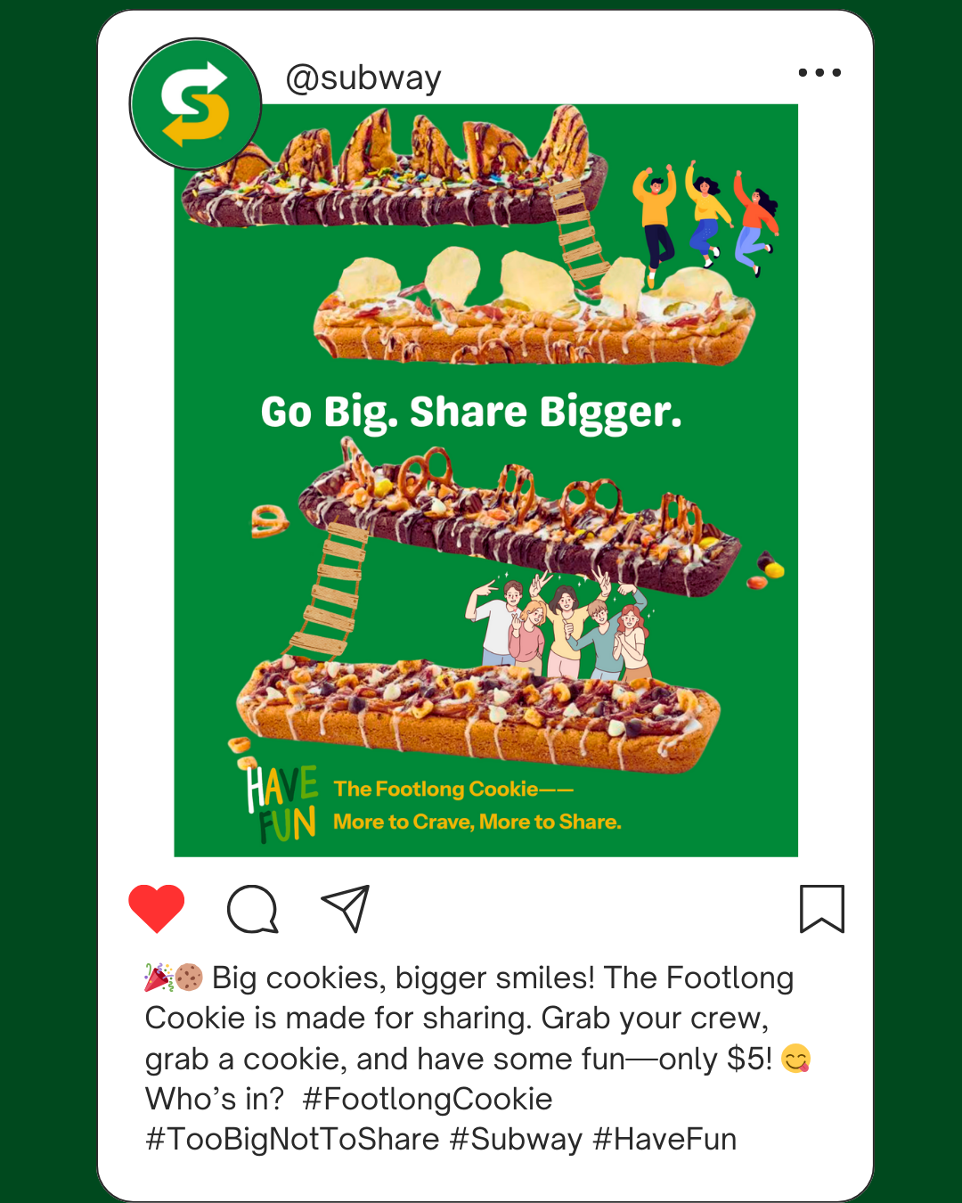 Footlong Cookie Image 1